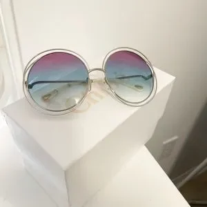 Chloe | Accessories | Chloe Two Tone Round Sunglasses | Poshmark display picture 2
